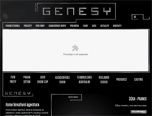 Tablet Screenshot of genesy.cz